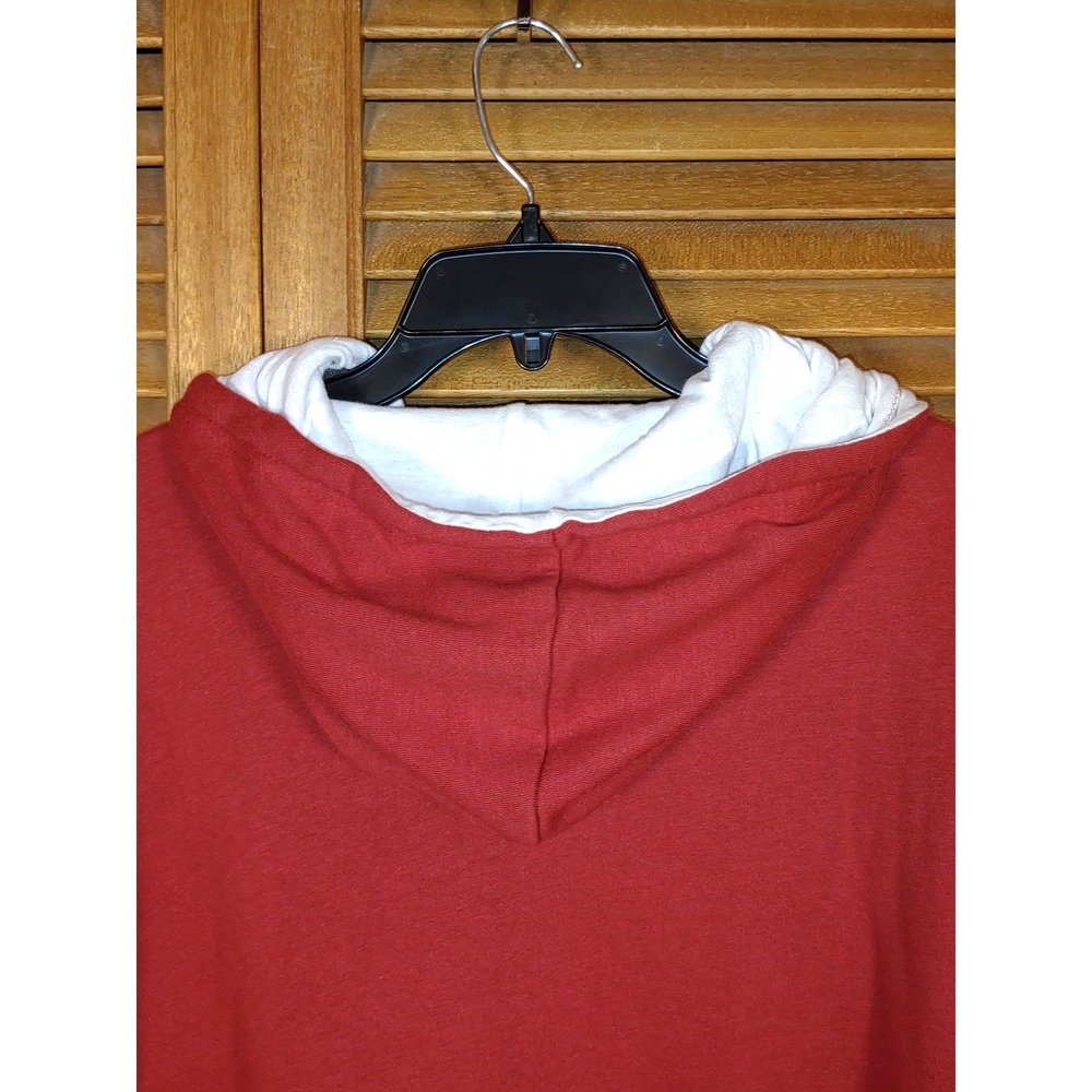 Harvard University Crimson Red White Hoodie Sweatshirt Ivy Collegiate Pullover L - Picture 6 of 7